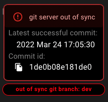Git out of sync