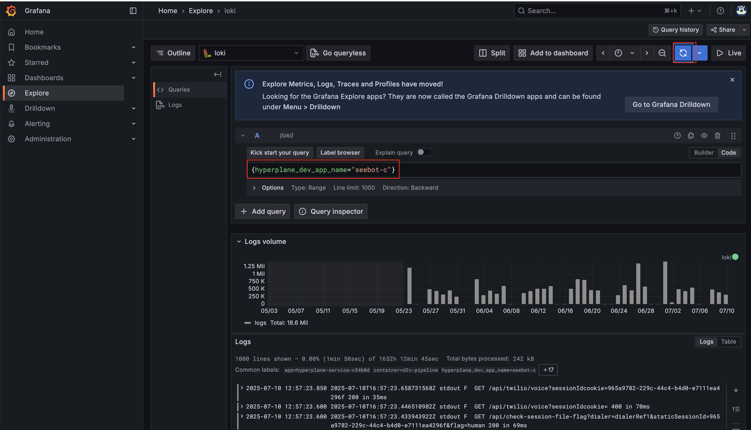 Grafana Filter By App Name