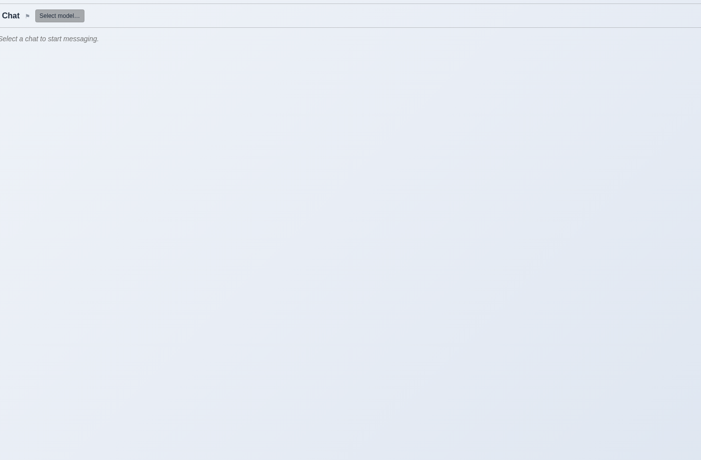KajiChat main panel showing a conversation