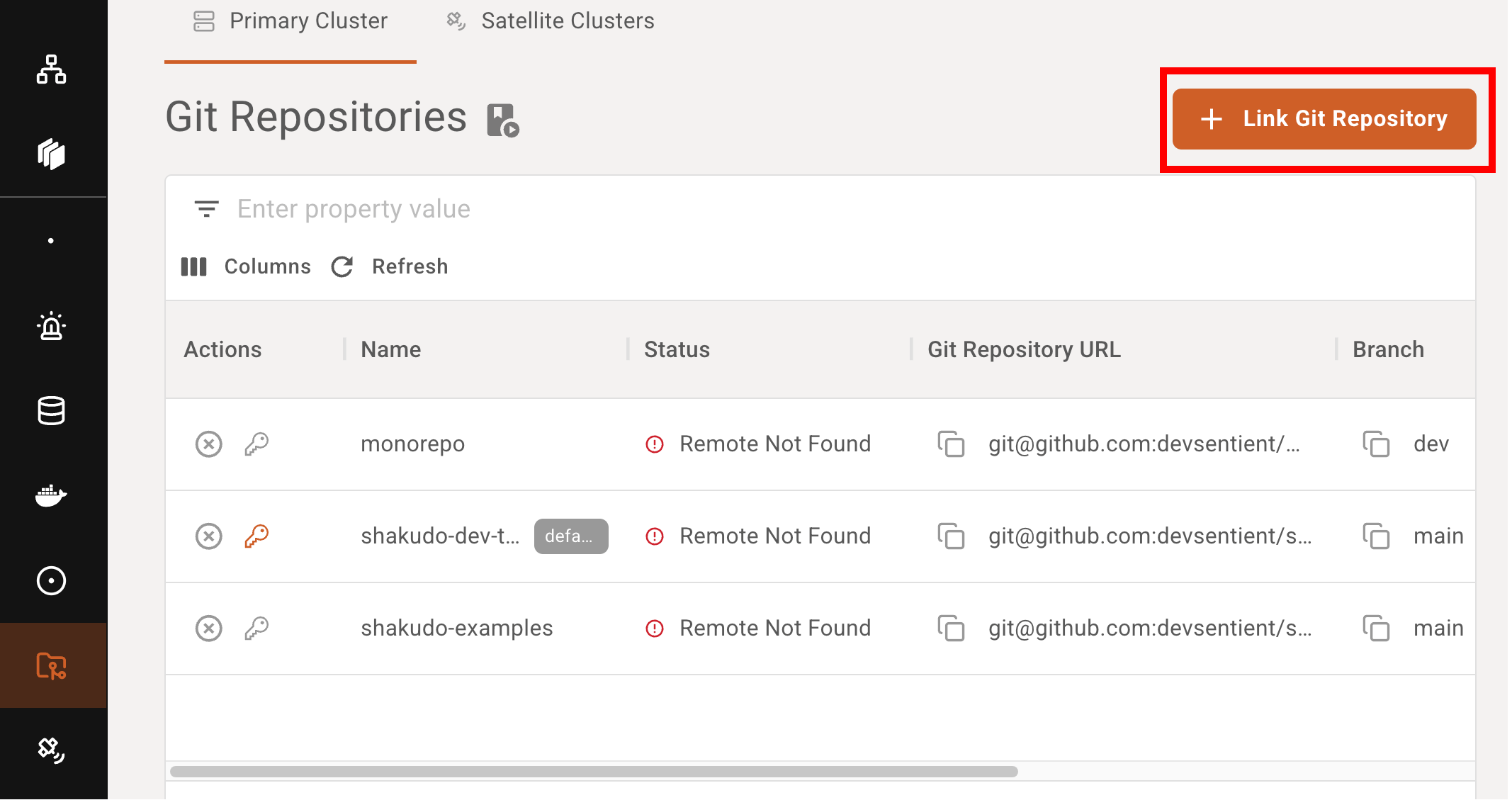 Add git repo