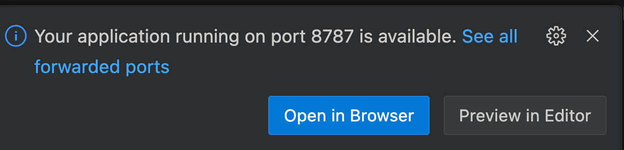 VSCode port forwarding